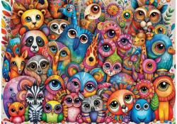 Delfy DE-25028 - Surreal friendly group - 1000 db-os puzzle (DE-25028)