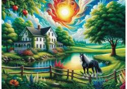 JaCaRou JP-MAJE1000 - Majestic black beauty - 1000 db-os puzzle (JP-MAJE1000)