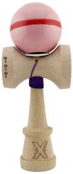 Kendama X Jucarie de indemanare din lemn, Kendama X, Flippy, Silken, King Size V3, Super Sticky, 18 cm, Roz