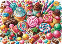Delfy DE-24042 - Sweet treats - 1000 db-os puzzle (DE-24042)