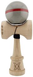 Kendama X Jucarie de indemanare din lemn, Kendama X, Flippy, Silken, King Size V3, Super Sticky, 18 cm, Ice Gri