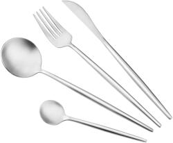  Matt felületű ezüst evőeszközkészlet - 24 darabos ZASS ZG-CS 03