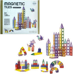 Mamido Színes mágneses építőkocka 128 darab XXL MT1453