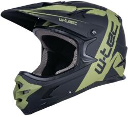  Downhill sisak W-TEC Richpike, aerodinamikus forma, 14 szellőzőnyílás, dupla D-gyűrűk Moha Erdő XL(61-62)