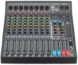 Thunder Germany - WK-8P 2x400W, 8 csatornás keverőerősítő + Bluetooth + Effekt