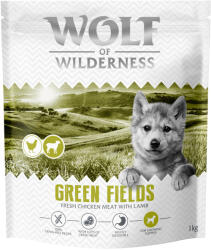 Wolf of Wilderness 1kg Little Wolf of Wilderness Junior 'Green Fields' bárány - gabonamentes száraz kutyatáp