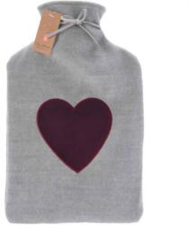 Home Styling Collection Trikóból készült melegvizes palack fedele, 35 cm - szürke (aae440130-grey)
