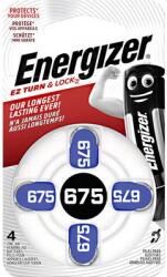 Energizer ZA675 hallókészülék elem, cink-levegő, 1, 4V, 635 mAh, 4 db, Energizer ZA675, PR44 (E001082204) (E001082204)