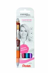 Pentel Zselés rollertoll szett EnerGel 4dbos (nar+pink+vkék+lila) BL 77-4COL