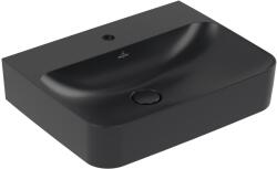 Villeroy & Boch Finion mosdótál 60x47 cm négyszögletes klasszikus-beépíthető fekete 41686CR7 (41686CR7)