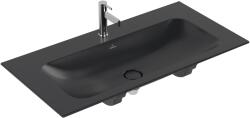 Villeroy & Boch Finion mosdótál 100x50 cm négyszögletes beépíthető fekete matt 4164A2R7 (4164A2R7)