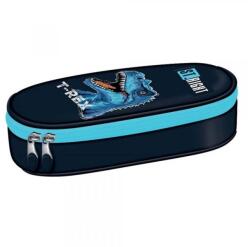 UNIPAP St. Right Blue T-Rex ovális tolltartó PC01 23x9, 5x6cm