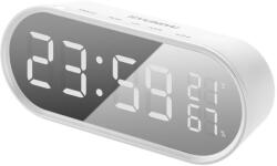 Hyundai AC331W ébresztőóra, fehér, LED kijelző, ébresztő funkció, USB 5V/1A (ADHNDOZG0000)