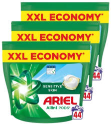 Ariel Sensitive mosókapszula (3x44 db)