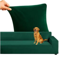 Smartech Rugalmas bársony kanapéhuzat 145-185 cm, Vízálló + párnahuzat, Zöld (STH-531)