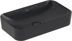 Villeroy & Boch Finion mosdótál 60x35 cm négyszögletes mosdótálak fekete 414361R7 (414361R7)