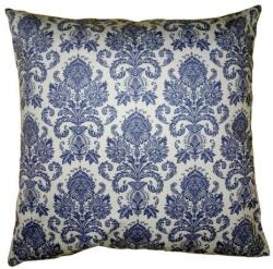 Clayre & Eef Textil párnahuzat 45x45cm, polyester, kék tapéta mintás (ZV-872__898____7784)