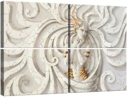 DEGRETS Vászonkép szett DEGRETS 78385, 80 x 120 cm, 4 részes (4x40x60 cm) (78385)