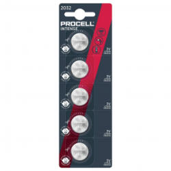 Duracell PROCELL gombelem (CR2032, 3V, lítium) 5db/csomag (PROCELL-CR2032-5PK) (PROCELL-CR2032-5PK)