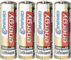 Conrad energy Extreme Power FR6 Ceruzaelem Lítium 2900 mAh 1.5 V 4 db (CE-1900662) (CE-1900662)