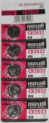 Maxell CR2032 Lítium Gombelem 5db/csomag 75495CM / 18742 (75495CM / 18742)