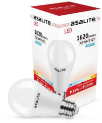 Asalite LED Izzó A65 gömb E27 15W 4000K (1620 lumen) (ASAL0267) - ledvonal