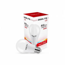 Asalite LED Izzó A60 gömb E27 9W 3000K (810 lumen) (ASAL0011) - ledvonal