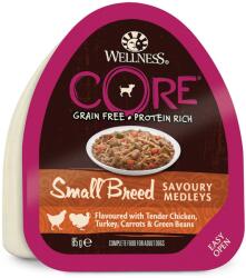 Wellness Core Dog Small Breed csirke és pulyka 12 x 85 g