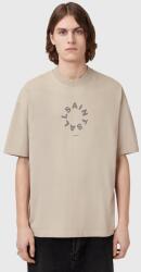 AllSaints pamut póló TIERRA SS CREW - bézs XL