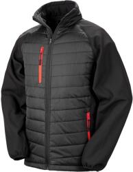 RESULT dzseki Result Softshell Rembourrée Black Compass fekete|vörös