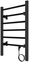 WENTOREX Mini Electric Light 150 Watt elektromos törölközőszárító radiátor lábbal (fekete - 530 mm) (LL-5312_B) - kazanexpressz