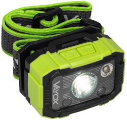 Vayox Fejlámpa Vayox VA0415, 500lm, akkumulátoros, USB-C, ellenálló fekete|zöld