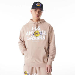 New Era Los Angeles Lakers kapucnis pulóver NBA Graphic bézs|fehér