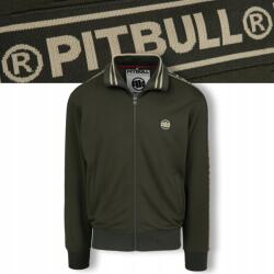 Pitbull Férfi Cipzáros Pulóver Pitbull Oldschool Tape Logó Klasszikus Csíkos Melegítőfelső (142303381005)