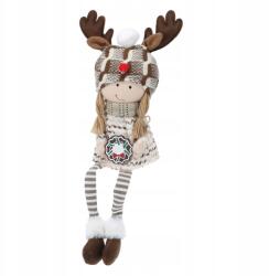 Home Styling Collection Plüss Karácsonyi Dísz, lány, 12×51cm (8720573716024)