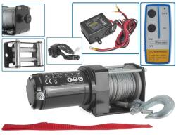 GEKO elektromos csörlő 1361 kg 12V G81703 (G81703)