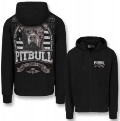 Pitbull Férfi cipzáras kapucnis pulóver, Troublemaker nyomattal, 280 GSM, kapucnis (135049900002)