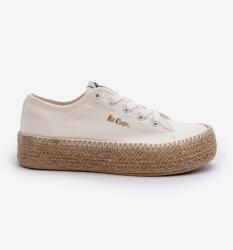 Lee Cooper Női Tornacipő, fűzős, fehér, Size 39 (LCW-24-44-2410LA)
