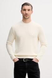 Benetton pulóver gyapjúkeverékből - bézs XXL - answear - 32 990 Ft