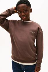 Tommy Hilfiger gyerek felső - barna 122 - answear - 24 990 Ft