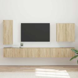 vidaXL Falra szerelhető 6 pcs Sonoma tölgy (3408945)