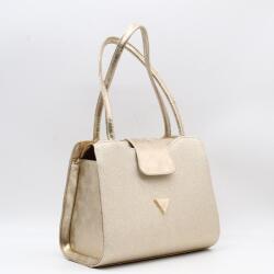 Terazo arany márványos / rücskös ráhajtós rostbőr női kézi / válltáska 123