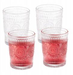 Relaxdays Szett 4 db 400 ml-es pohár italokhoz (10042276)