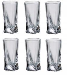 Bohemia Interactive Vodka likőr pohár 6db-os pohár szett 6 x 50ml Quadro Bohemia (666635)