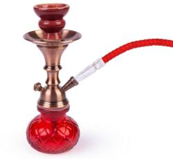Padonio Weelov utazó piros színű vízipipa - 1 csöves - 25, 5 cm (DM-5-5383)