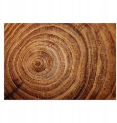  Vinyl padlószőnyeg, fa keresztmetszete, nyomtatott, könnyen tisztítható (010260360260000027283)