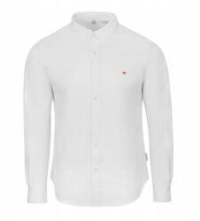 Lee Cooper férfi Oxford ing, fehér, hosszú ujjú, M-es méret