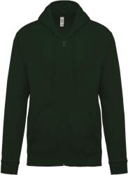 Kariban Kapucnis zipzáros pulóver Kariban Molleton zöld - decathlon - 16 090 Ft