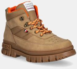 Tommy Hilfiger gyerek téli csizma - barna 37 - answear - 24 090 Ft
