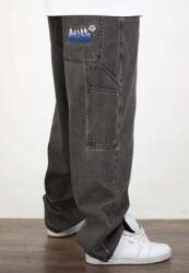 Mass Denim Mass Jeans Extra Baggy Fit Wall, fekete, 100% pamut, EXTRA Baggy szabás (5902917130601)